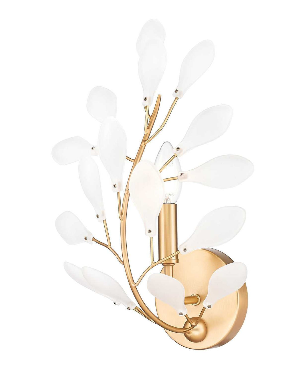 Claudine One Light Wall Sconce in Modern Gold Z-Lite Canada