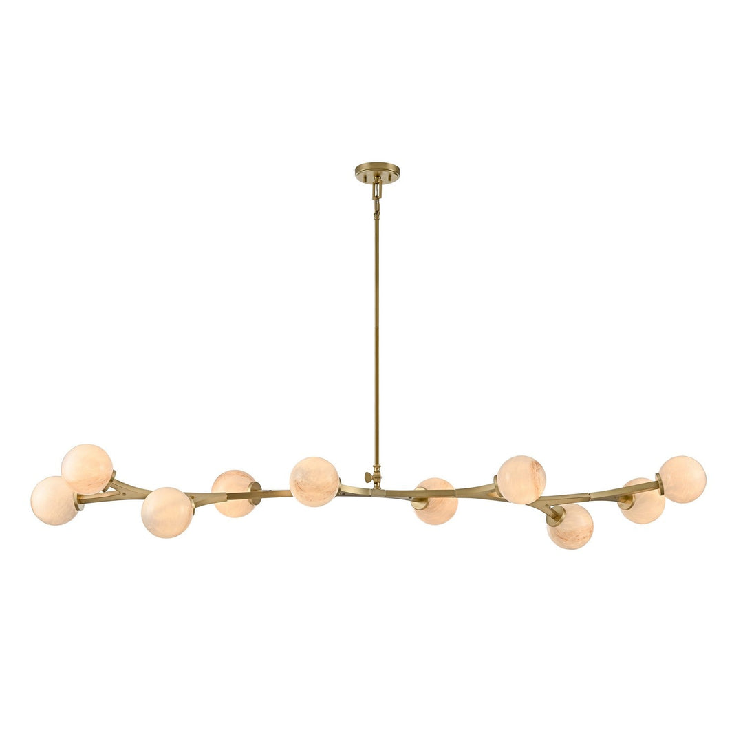 DVI Canada - DVP45304CPG-PB - Ten Light Linear Pendant - Mace - Champagne Gold