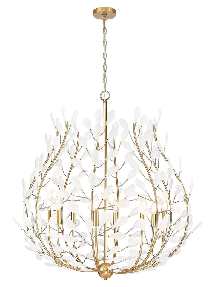 Claudine Eight Light Chandelier in Modern Gold Z-Lite Canada