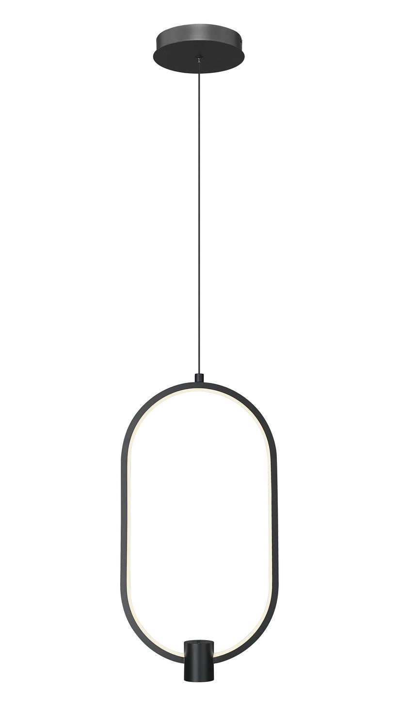 Saros LED Pendant in Matte Black Z-Lite Canada
