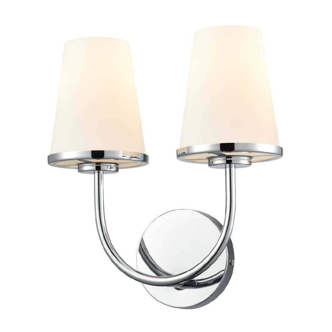 Kanata Two Light Wall Sconce in Chrome DVI Canada
