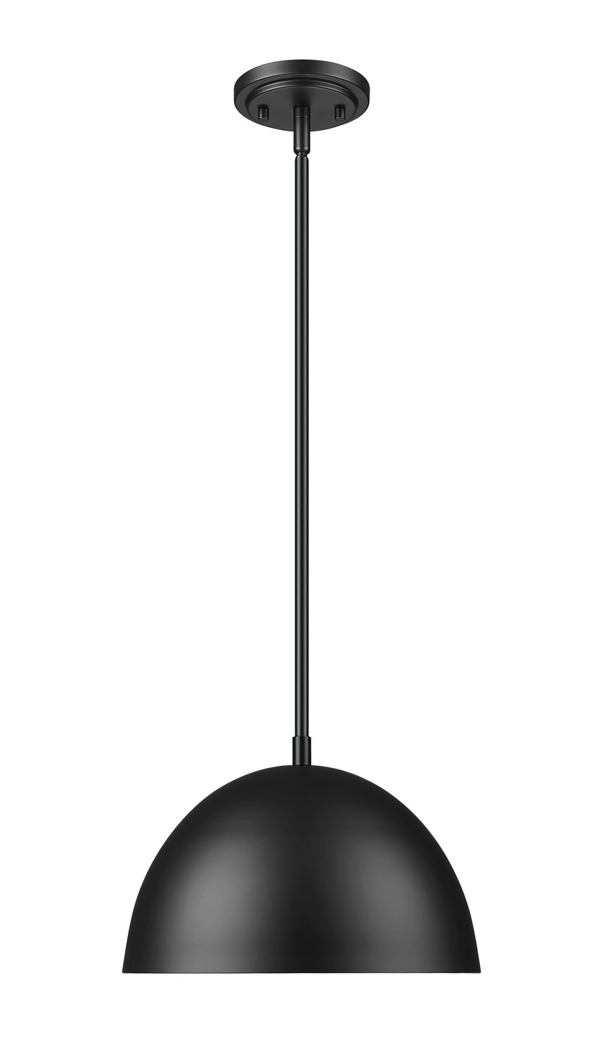Vega One Light Pendant in Matte Black Z-Lite Canada