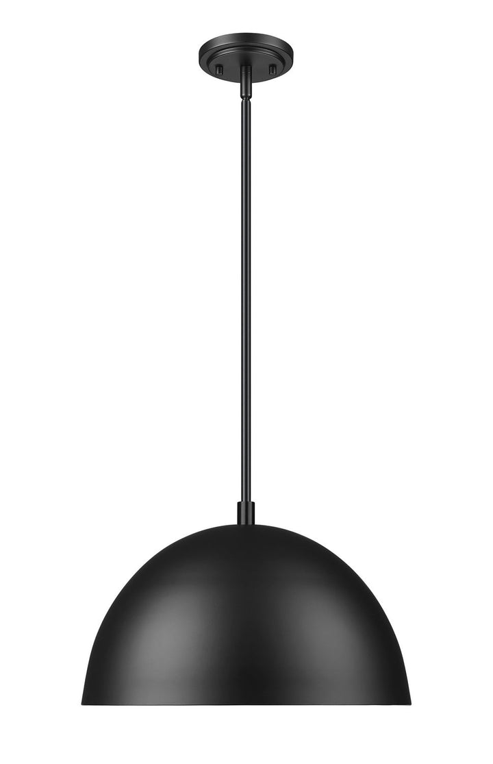 Vega One Light Pendant in Matte Black Z-Lite Canada