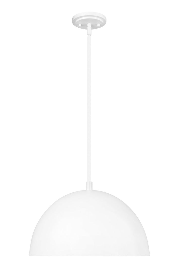 Vega One Light Pendant in Matte White Z-Lite Canada