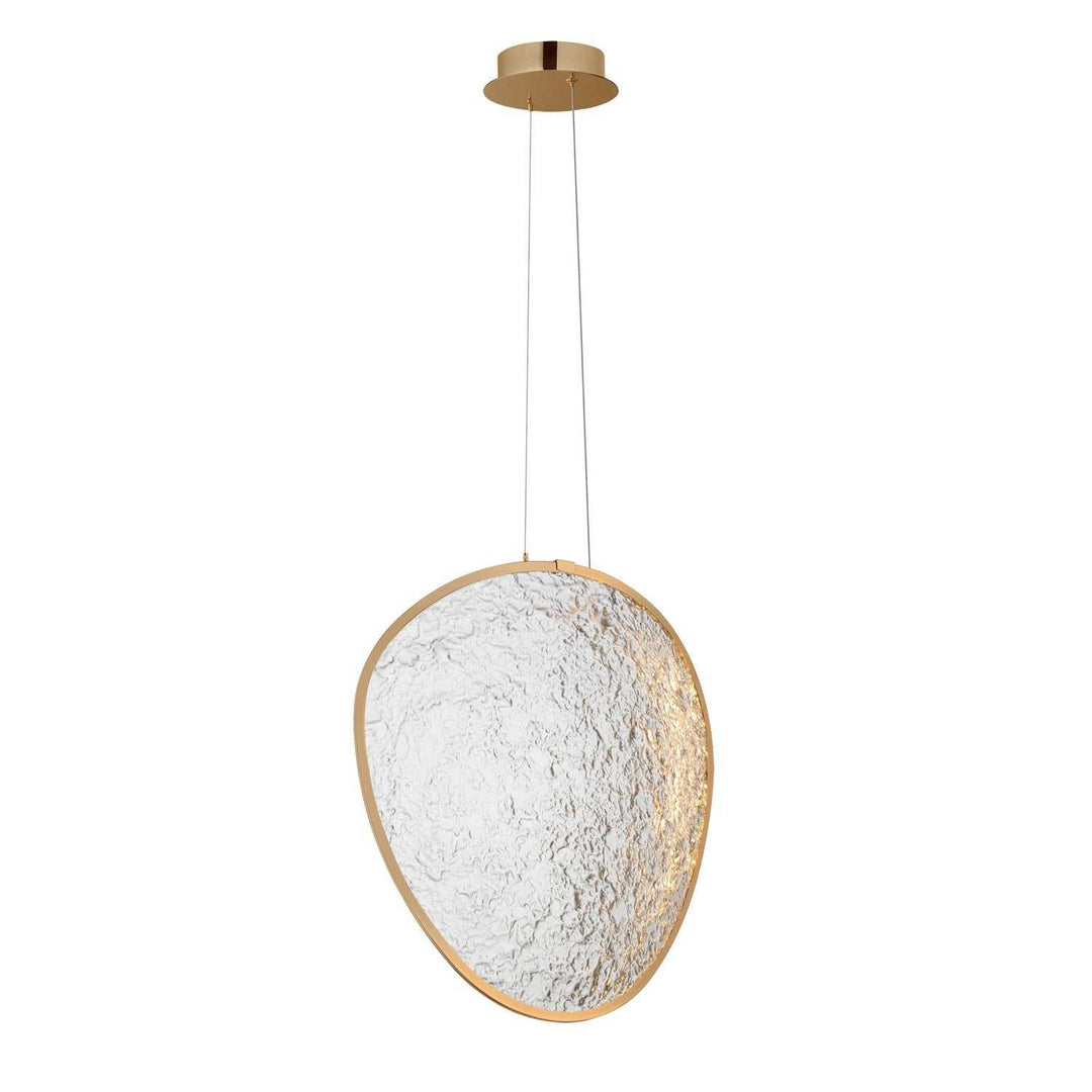 Moonscapes LED Pendant in Brushed Champagne ET2