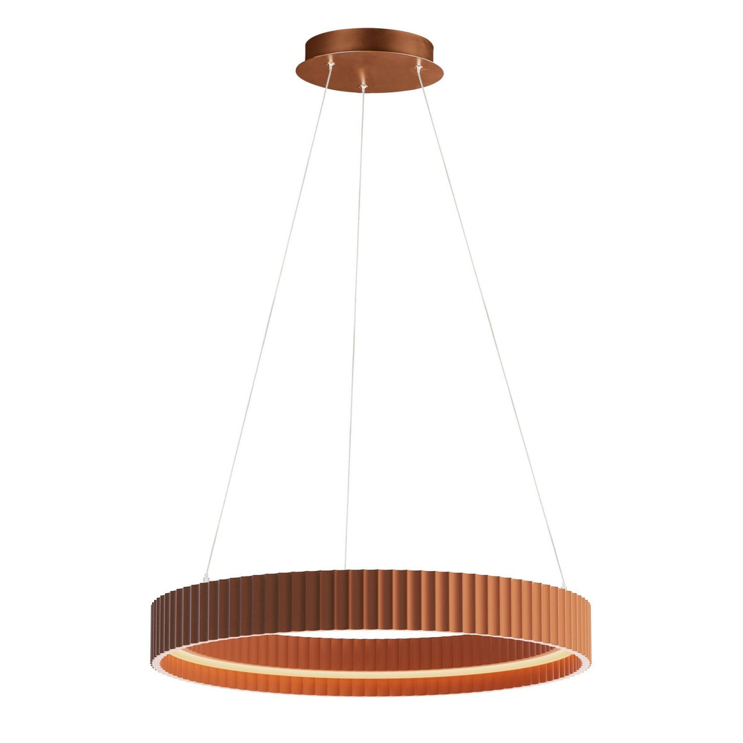 Souffle LED Pendant in Terra Cotta ET2