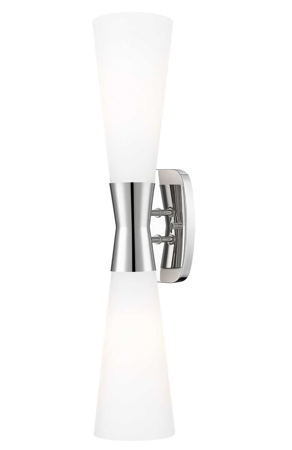 Emrys Two Light Wall Sconce in Polished Nickel Z-Lite Canada