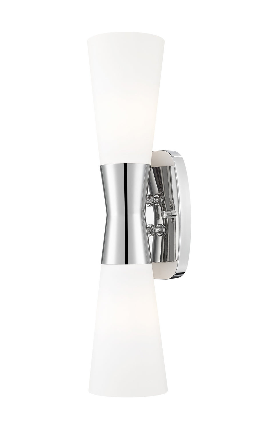 Emrys Two Light Wall Sconce in Polished Nickel Z-Lite Canada