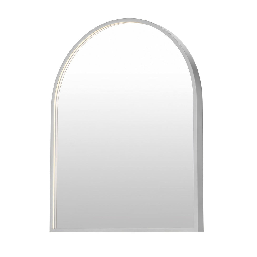 Elisse LED Mirror in Satin Nickel ET2