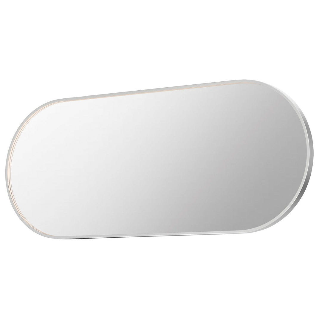 Elisse LED Mirror in Satin Nickel ET2