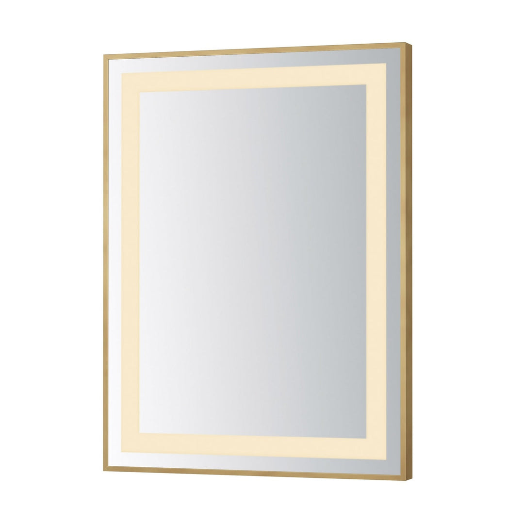 Framed LED Mirror in Gold ET2
