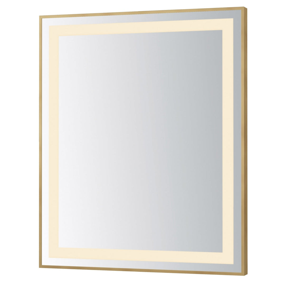 Framed LED Mirror in Gold ET2