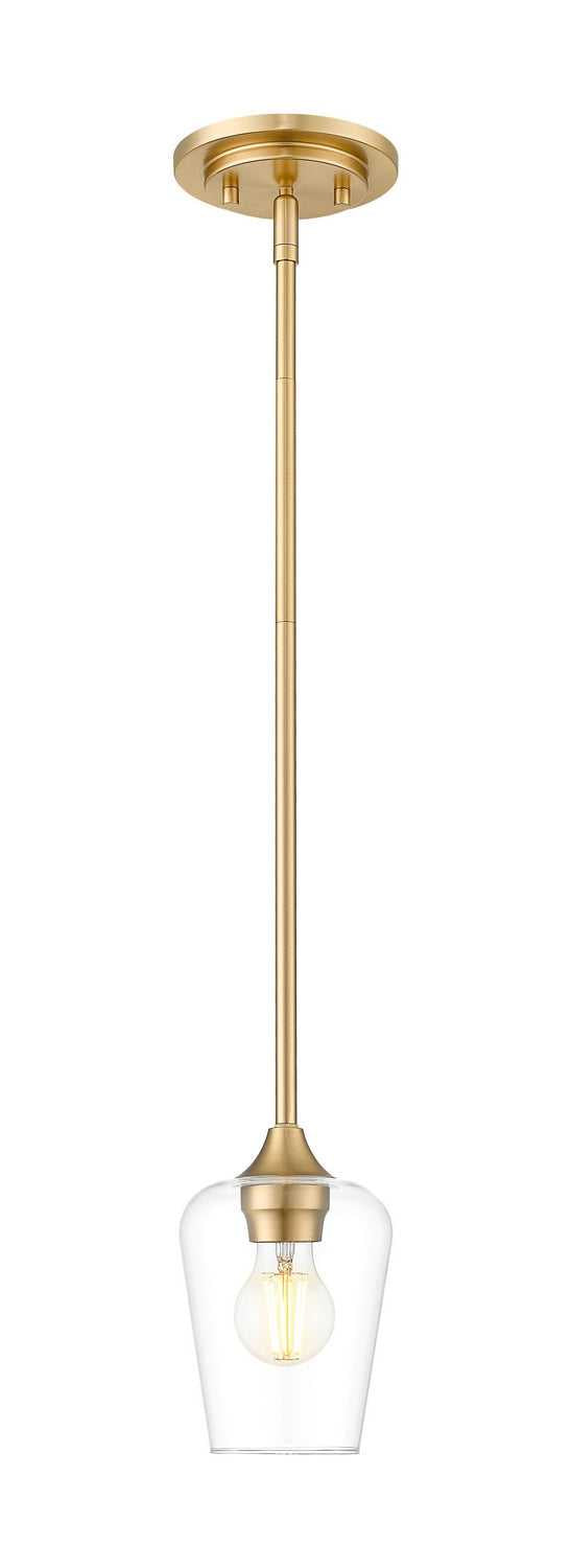 Joliet One Light Pendant in Burnished Brass Z-Lite Canada
