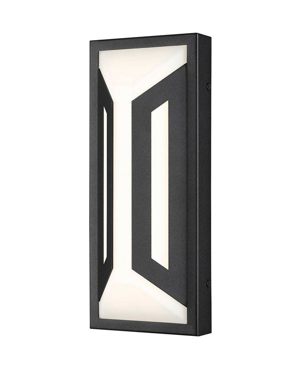 Banff LED Outdoor Wall Mount in Sand Black Z-Lite Canada