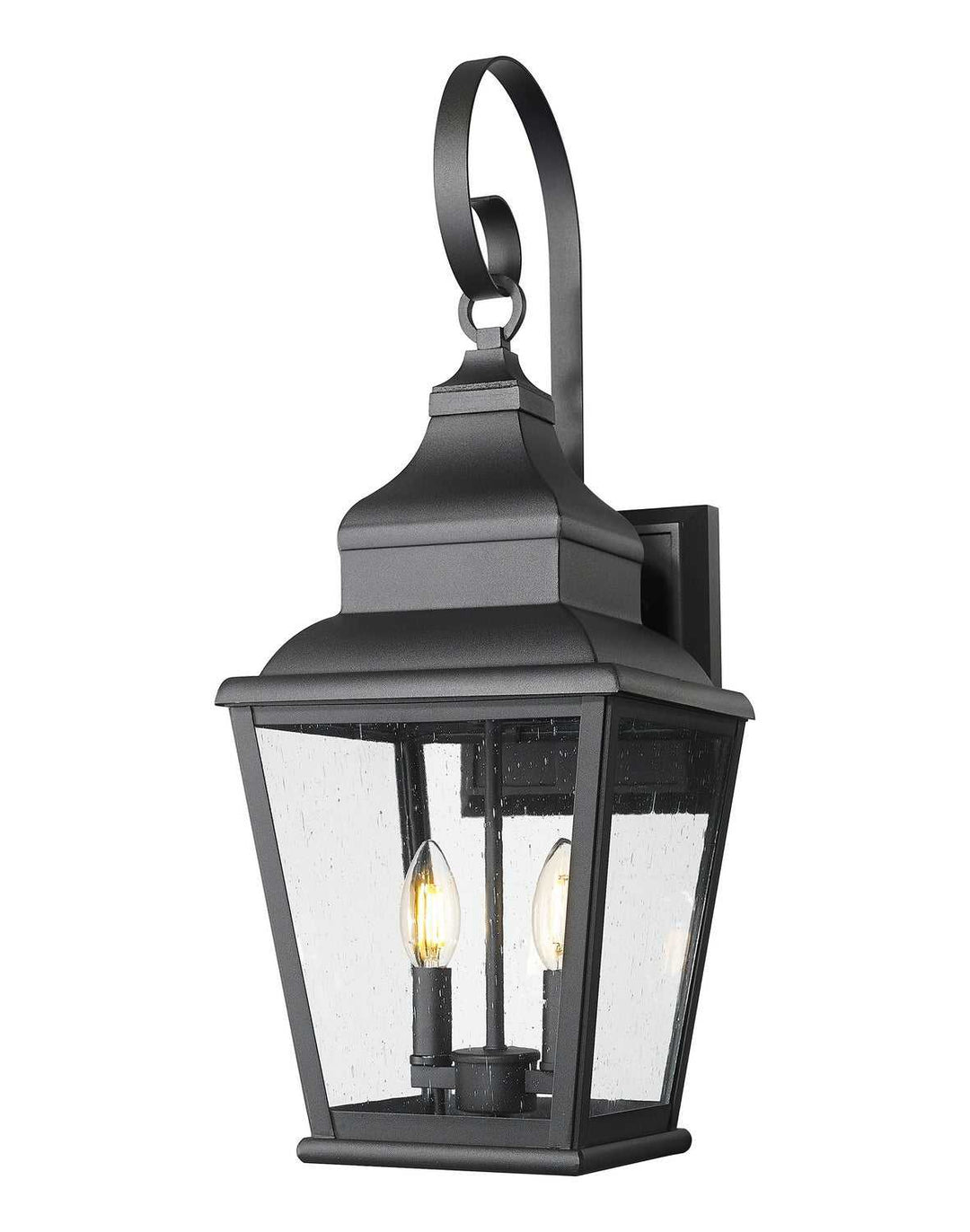 Raphael Two Light Outdoor Wall Mount in Sand Black Z-Lite Canada
