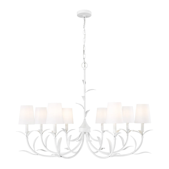 Aslin Eight Light Chandelier in Textured White Z-Lite Canada