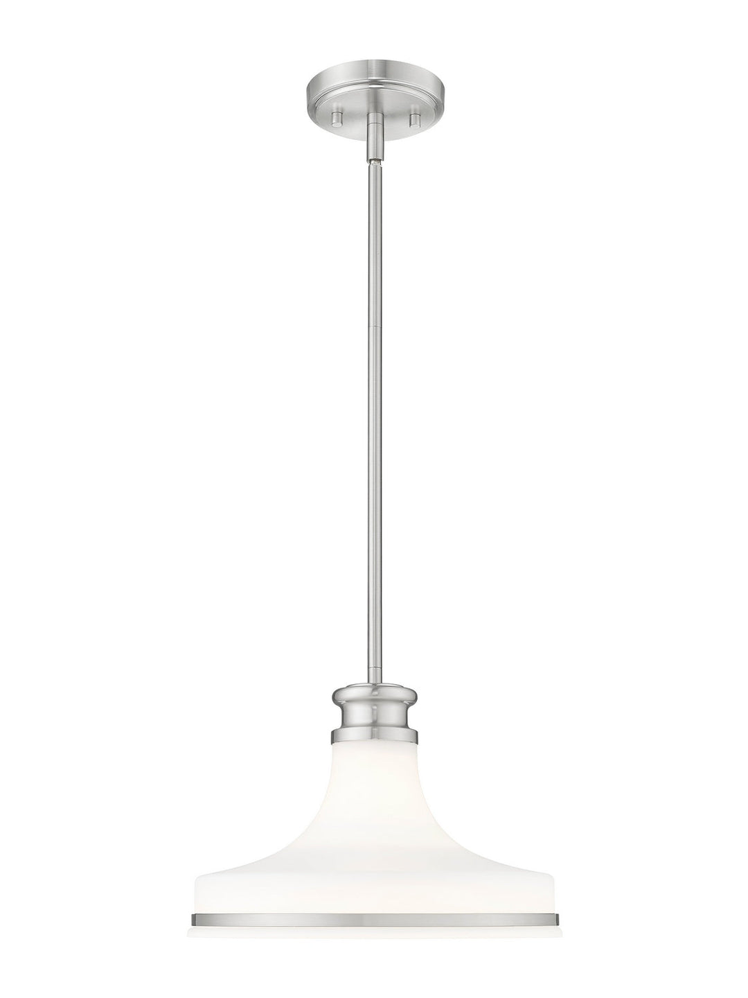 Reznor One Light Pendant in Brushed Nickel Z-Lite Canada