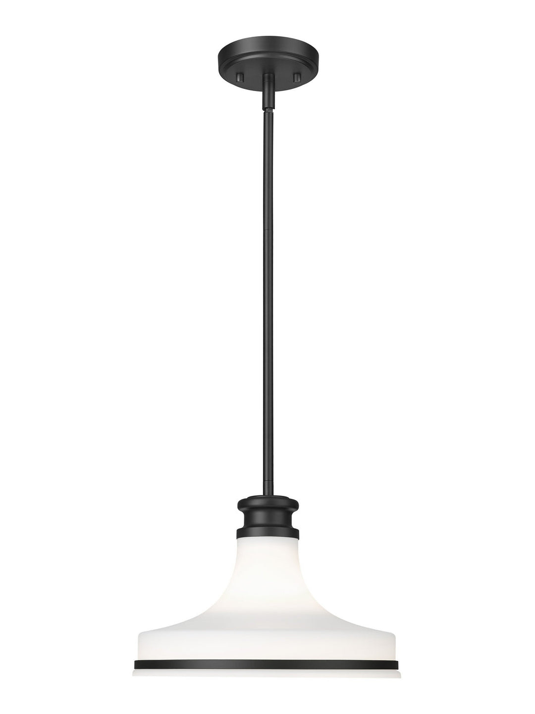 Reznor One Light Pendant in Matte Black Z-Lite Canada