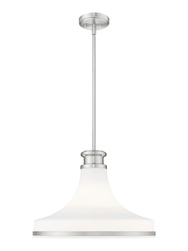 Reznor One Light Pendant in Brushed Nickel Z-Lite Canada