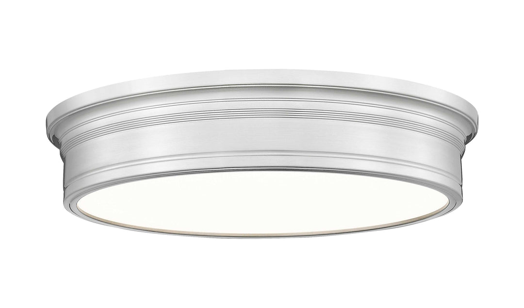 Bentley LED Flush Mount in Brushed Nickel Z-Lite Canada