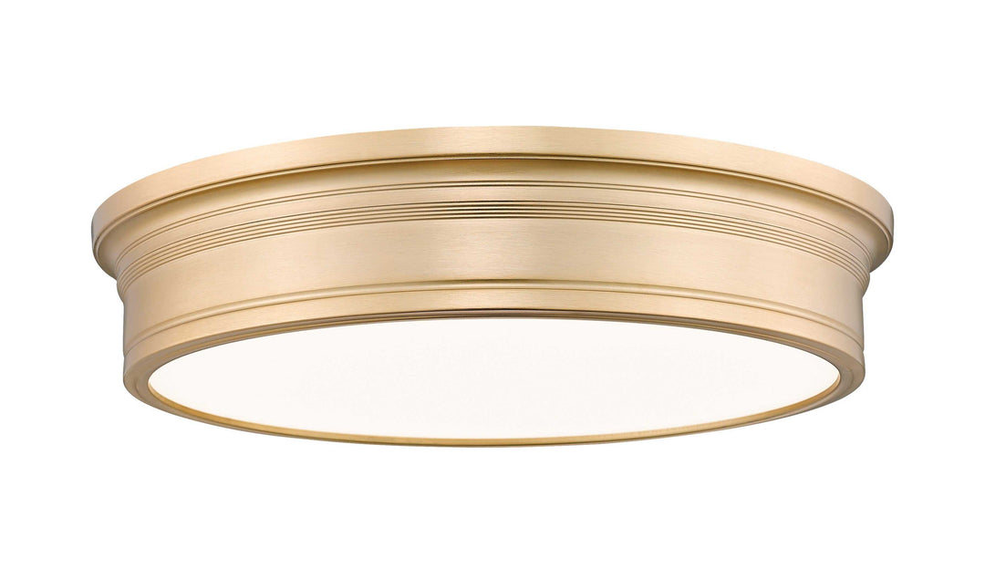 Bentley LED Flush Mount in Modern Gold Z-Lite Canada