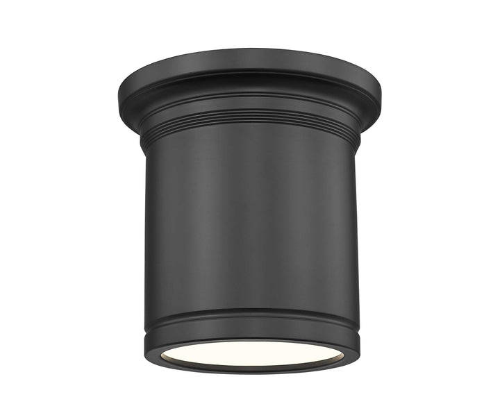 Bentley LED Flush Mount in Matte Black Z-Lite Canada
