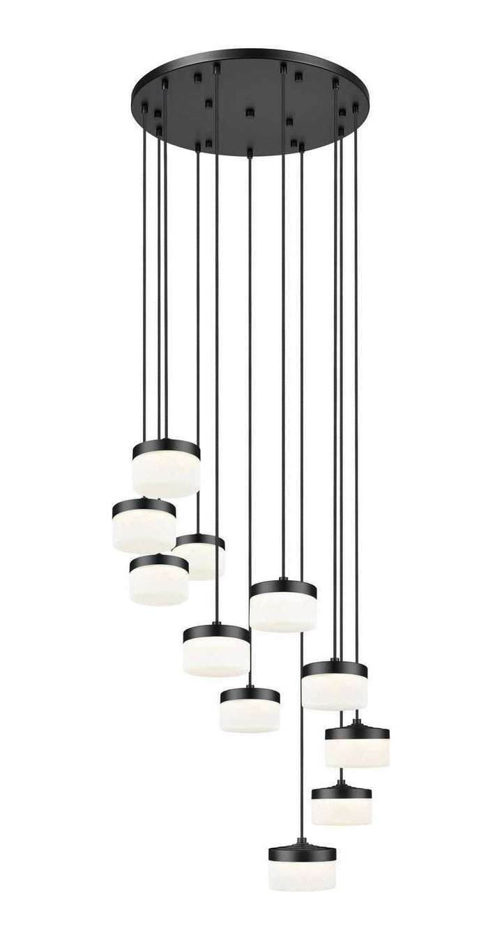 Renaud LED Chandelier in Matte Black Z-Lite Canada