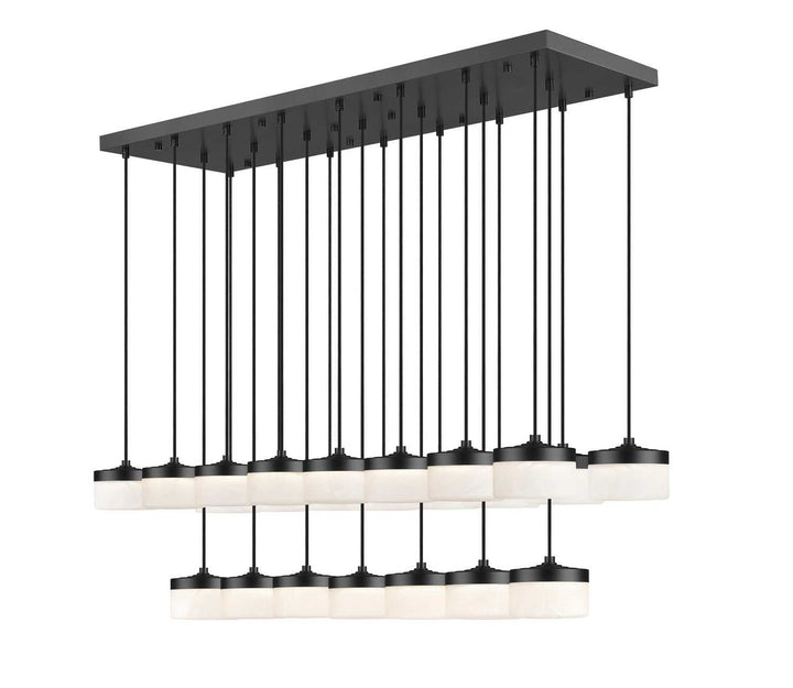 Renaud LED Linear Chandelier in Matte Black Z-Lite Canada