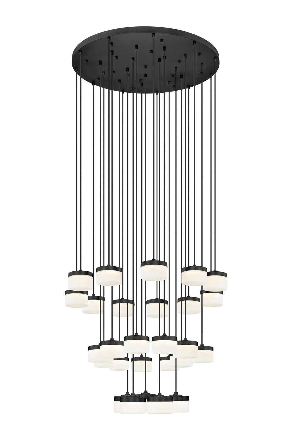 Renaud LED Chandelier in Matte Black Z-Lite Canada