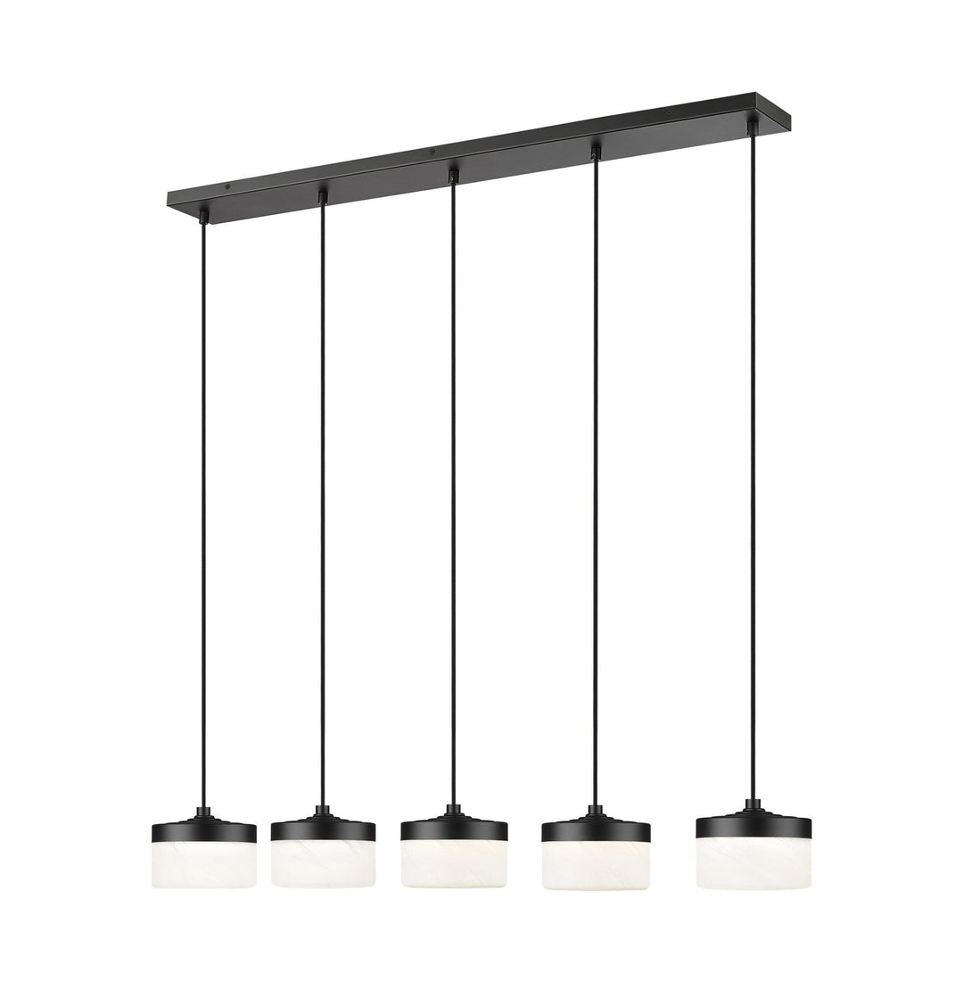Renaud LED Linear Chandelier in Matte Black Z-Lite Canada