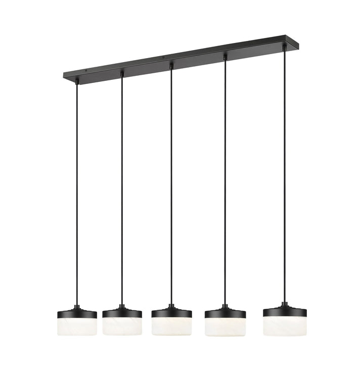 Renaud LED Linear Chandelier in Matte Black Z-Lite Canada