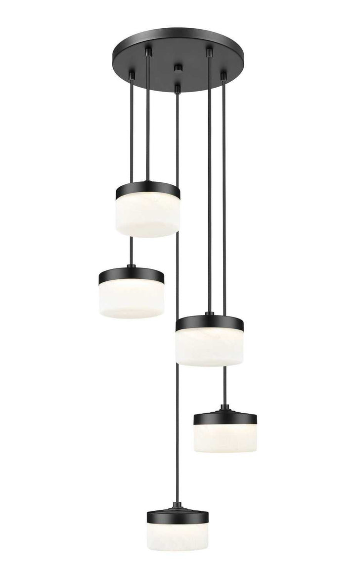 Renaud LED Chandelier in Matte Black Z-Lite Canada