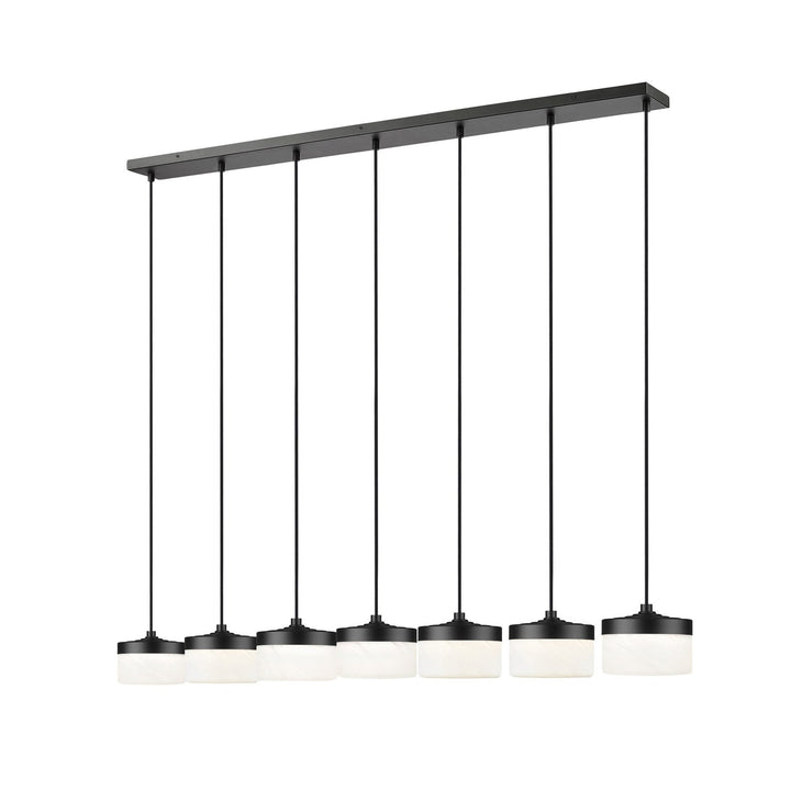 Renaud LED Linear Chandelier in Matte Black Z-Lite Canada