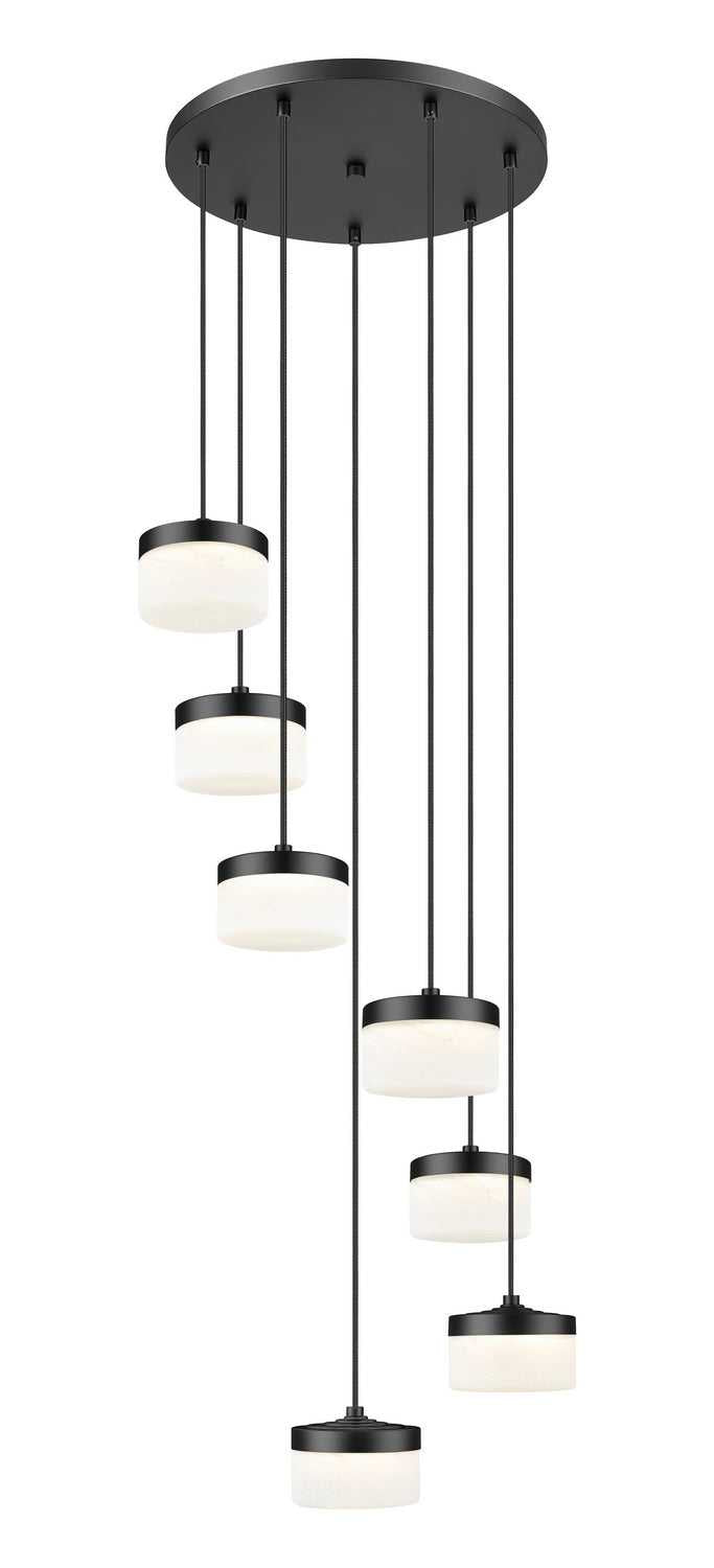 Renaud LED Chandelier in Matte Black Z-Lite Canada