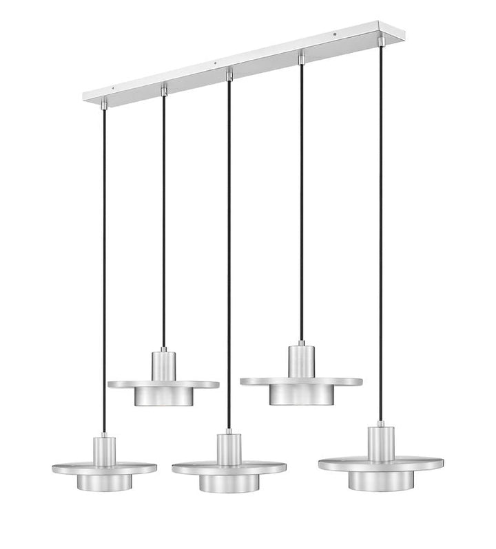 Ludo LED Linear Chandelier in Brushed Nickel Z-Lite Canada