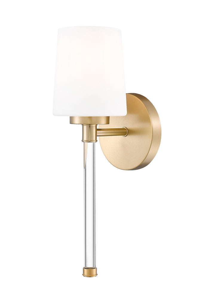 Henri One Light Wall Sconce in Modern Gold Z-Lite Canada