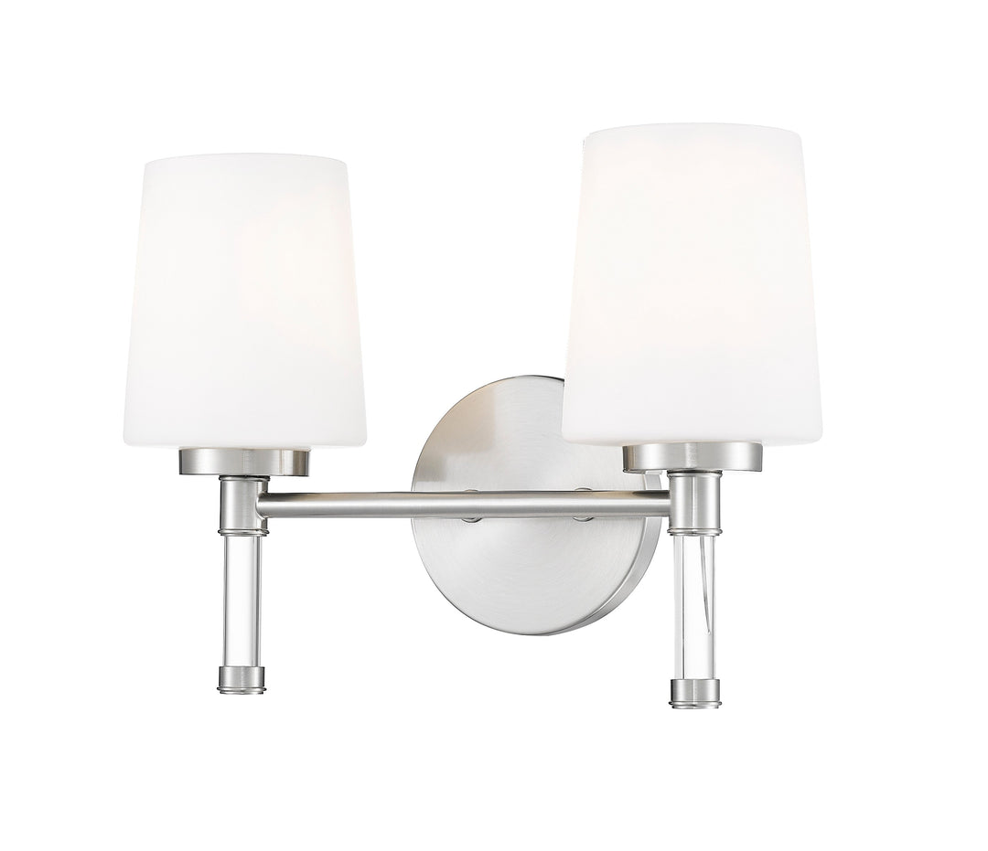 Henri Two Light Vanity in Brushed Nickel Z-Lite Canada