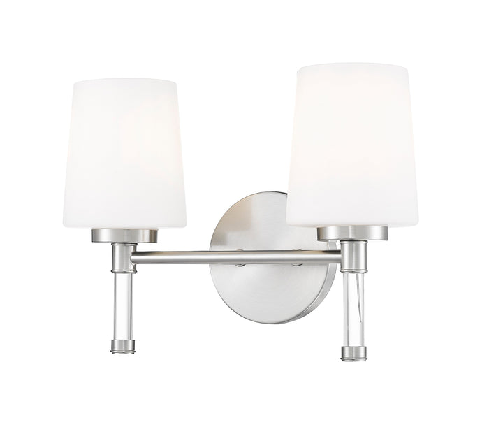 Henri Two Light Vanity in Brushed Nickel Z-Lite Canada