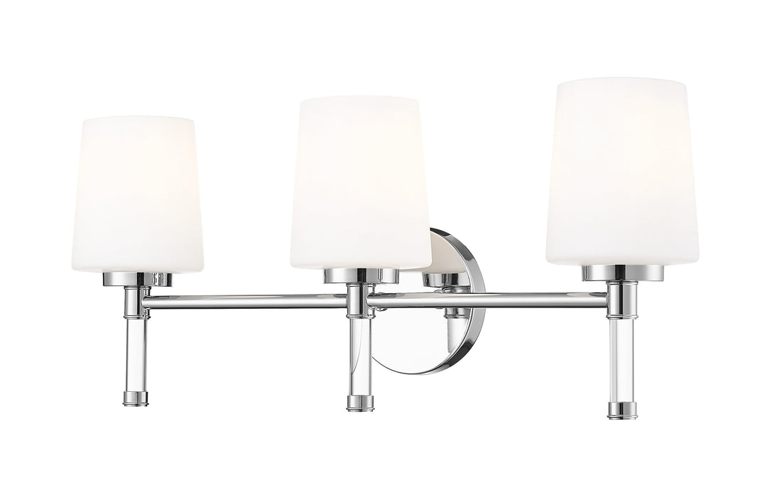 Henri Three Light Vanity in Chrome Z-Lite Canada