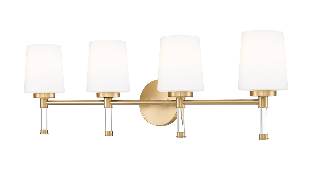 Henri Four Light Vanity in Modern Gold Z-Lite Canada