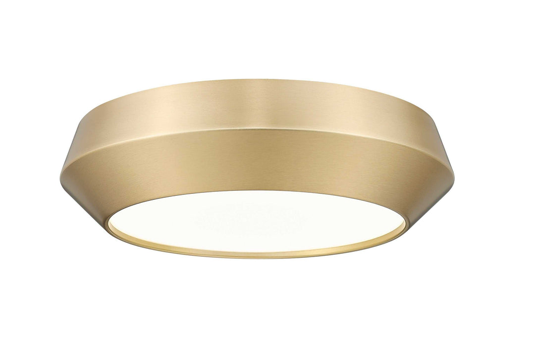 Quasars LED Flush Mount in Modern Gold Z-Lite Canada