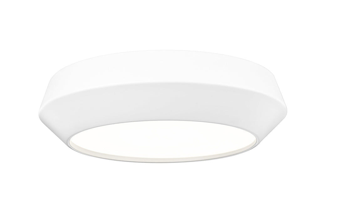 Quasars LED Flush Mount in Matte White Z-Lite Canada