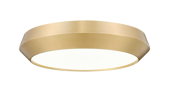 Quasars LED Flush Mount in Modern Gold Z-Lite Canada