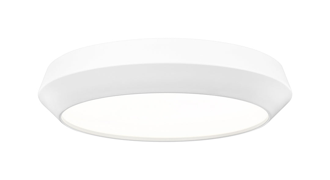 Quasars LED Flush Mount in Matte White Z-Lite Canada