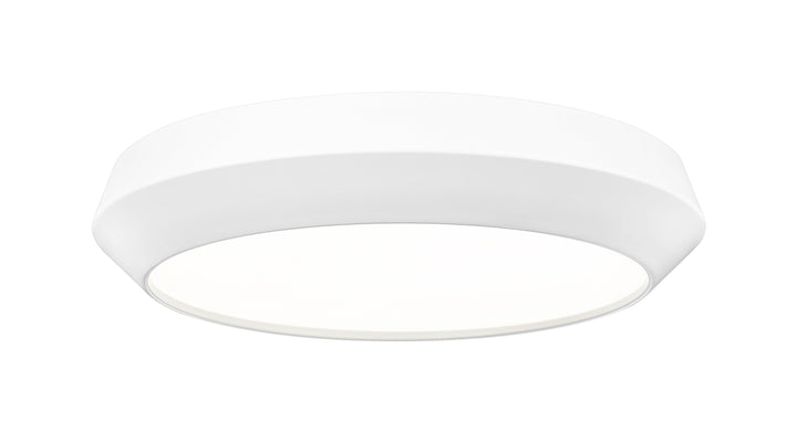 Quasars LED Flush Mount in Matte White Z-Lite Canada