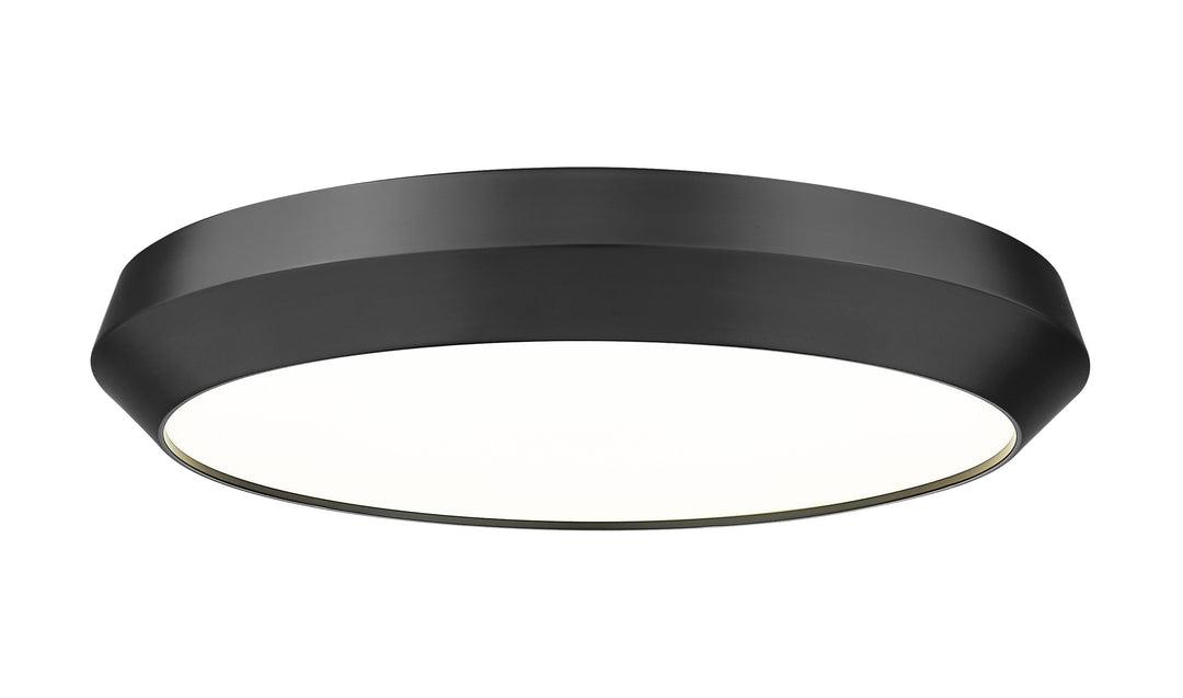 Quasars LED Flush Mount in Matte Black Z-Lite Canada