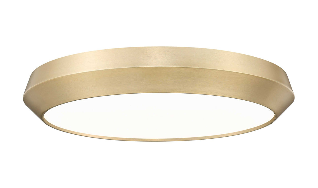 Quasars LED Flush Mount in Modern Gold Z-Lite Canada