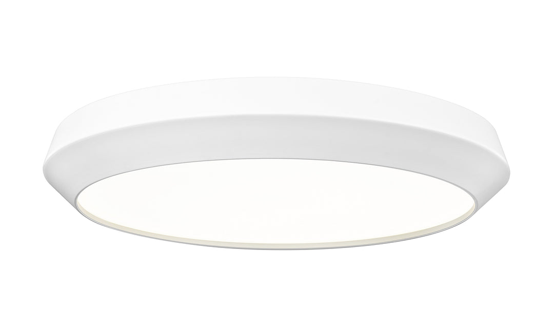 Quasars LED Flush Mount in Matte White Z-Lite Canada