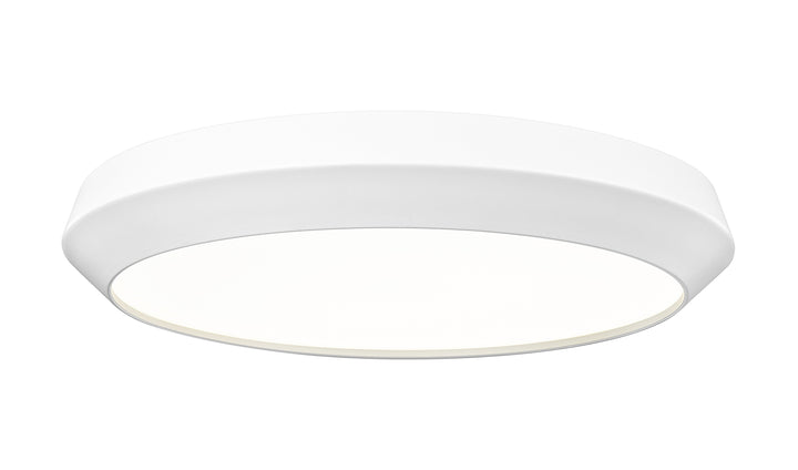 Quasars LED Flush Mount in Matte White Z-Lite Canada