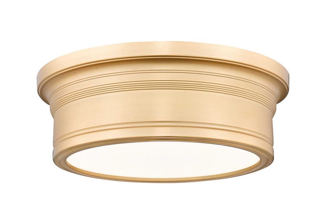 Bentley LED Flush Mount in Modern Gold Z-Lite Canada